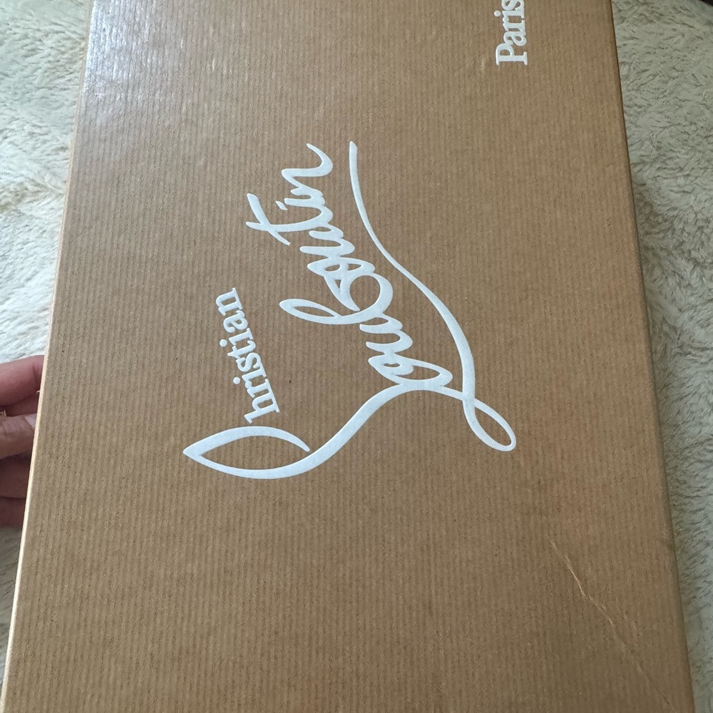Christian Louboutin Tan Shoe Box